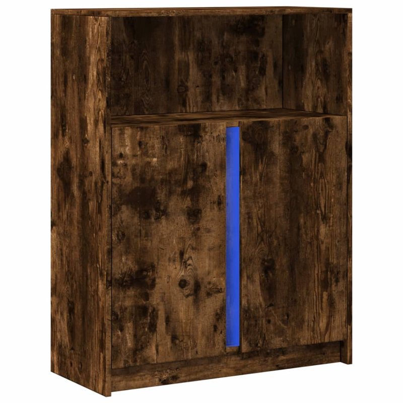 Sheadon Accent Cabinet, Smoked Oak