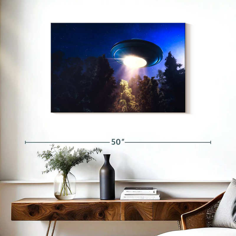 Kelan Ancient UFO, 24" H x 36" W