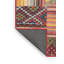 Tapis de zone rouge/orange contemporaine-2015250549