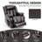 Dual Motor Infinite Position Up To 350 LBS Electric Medium Size Brown Power Lift Recliner Chair With 8-Point Vibration Massage And Lumbar Heating-1523458501