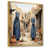 Toile avec cadre flottant or