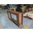 62.99-inch extra-long entryway table, farmhouse sofa table behind the sofa, decorative table for narrow entrances in the living room, hallway, entrance, or foyer, walnut-colored console table-1861267944