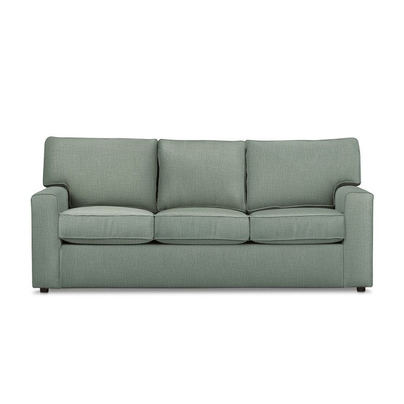 Yosef 82.5" Upholstered Sleeper Sofa, Conversation Capri Basketweave