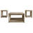 Nashua 3 Piece Coffee Table Set-585464618