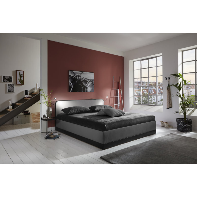 Heid Polyester Solid Colour Bedspread, 160 x 200cm, Grey/Brown/Blue