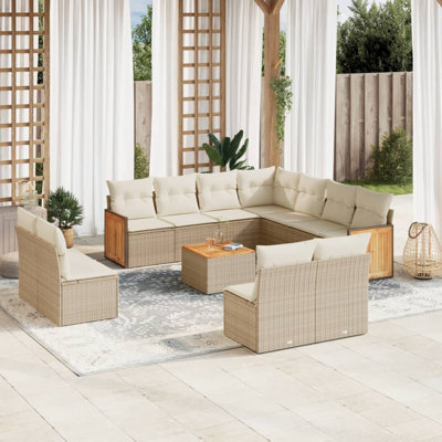 Ensemble de canapé de jardin Vidaxl