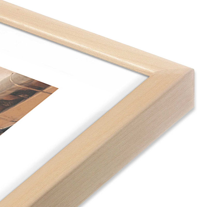 " Mountain Village Passage ", Raw Maple Framed, 15" H x 12" W