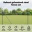 Vidaxl Hexagon Fence Grey Steel-114622191
