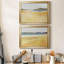 Ochre bord de mer I - ensemble de 2 reproductions de cadres photo-1853495620-1853495621