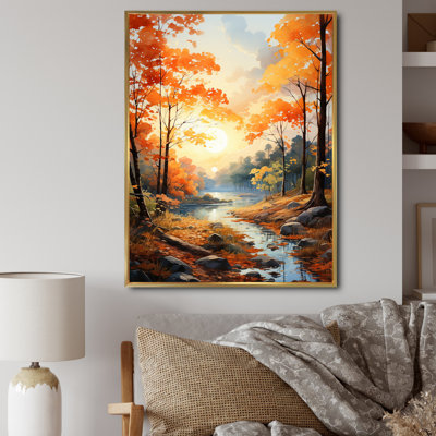" Maple Trees Golden Canopy I "