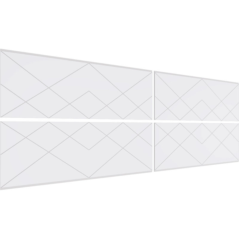 Panneau de lambris H 32 1/4 po x l 94 1/2 po x P 2/5 po