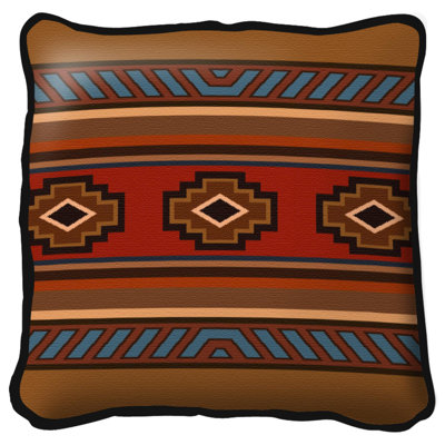 Coussin en coton Chimayo