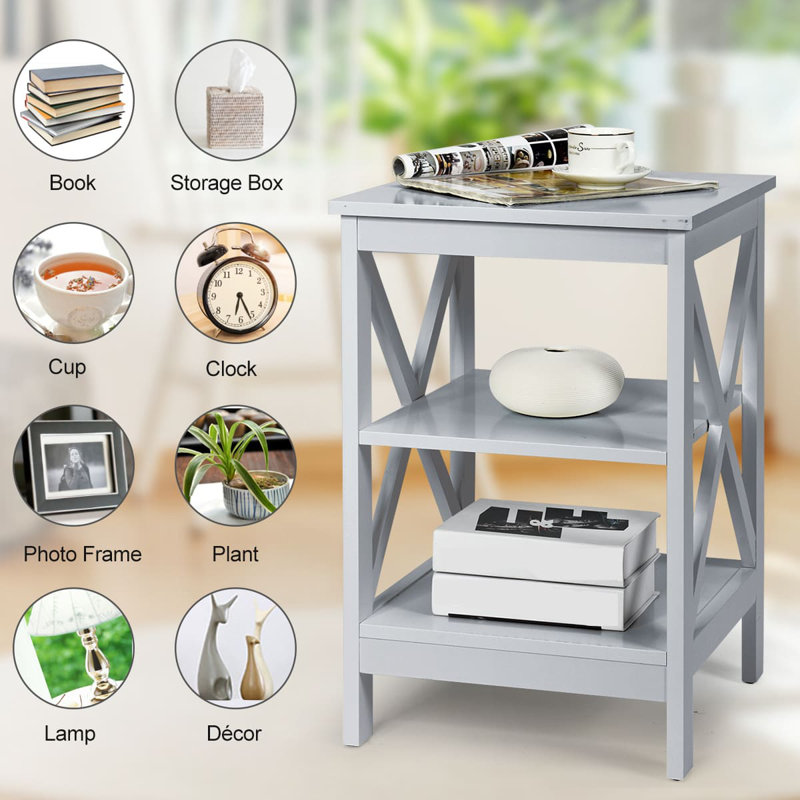 40cm W Particle Board Bedside Table