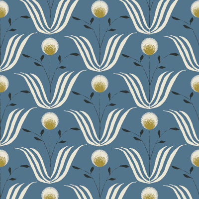 Lady Charlotte Spring Bloom 10' L x 24" W Peel and Stick Wallpaper Tile