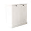 Trieur de linge blanc avec deux compartiments, sacs enduits et amovibles pour la lessive, assemblage facile, armoire de support de charge de 100 livres, blanc, construction, peint, sacs, charge de 100 lb, assemblage-912818189-912818188