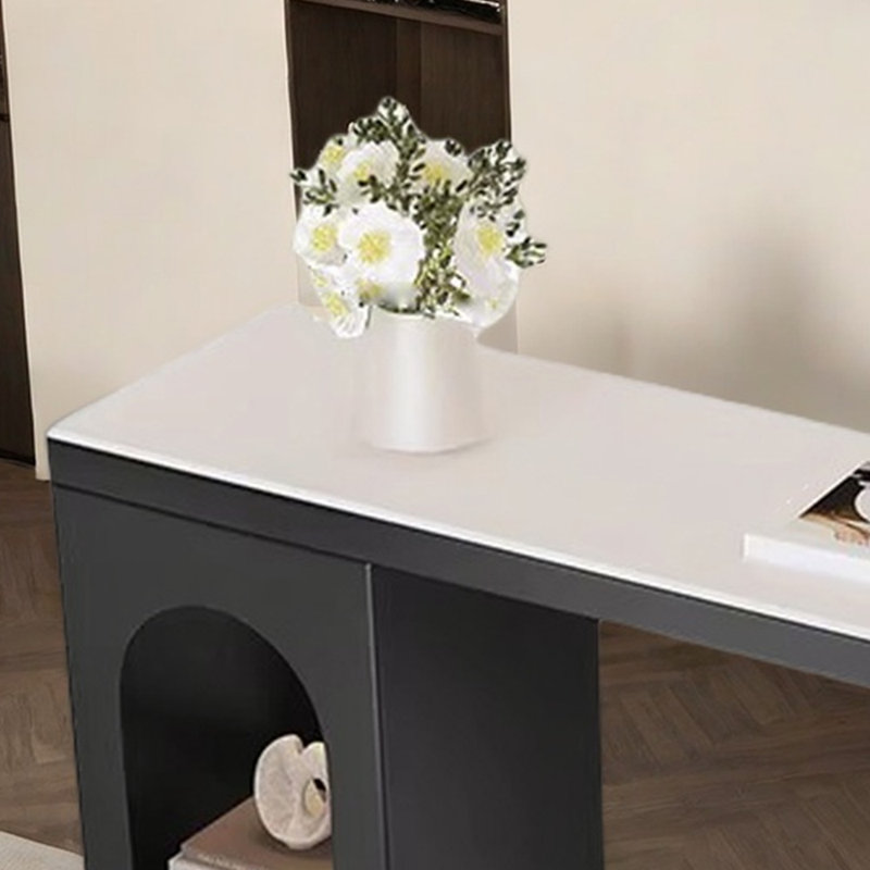 Hoyos, H 41,3 po x L 62,9 po x l 15,7 po, Blanc, Noir