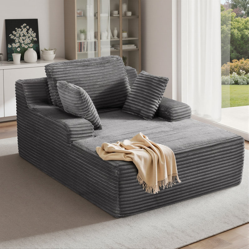 Upholstered Accent Chair, Grey