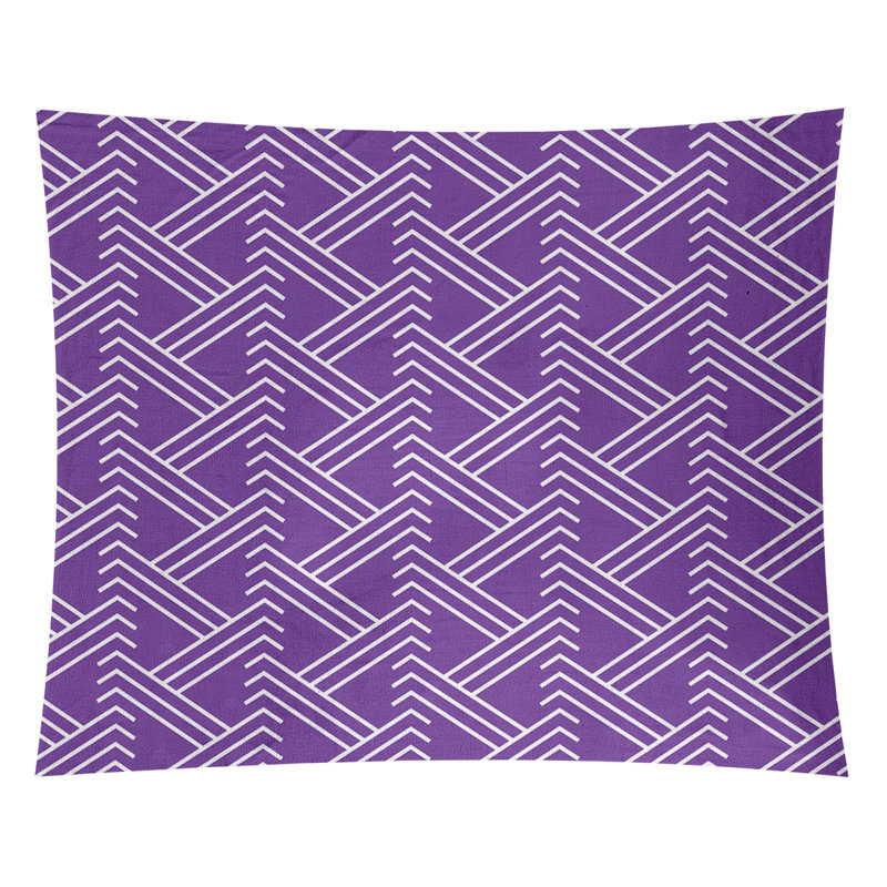 Tapisserie, Mauve/blanc, H 27,5 po x l 37,5 po