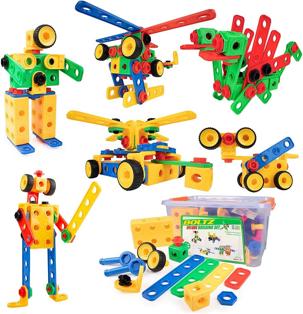 Usa Toyz Boltz Stem Building Toys - 163 Pack & Reviews 