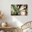 «Green Mineral Veins on White Rock Cave», art mural sur toile-2005809714