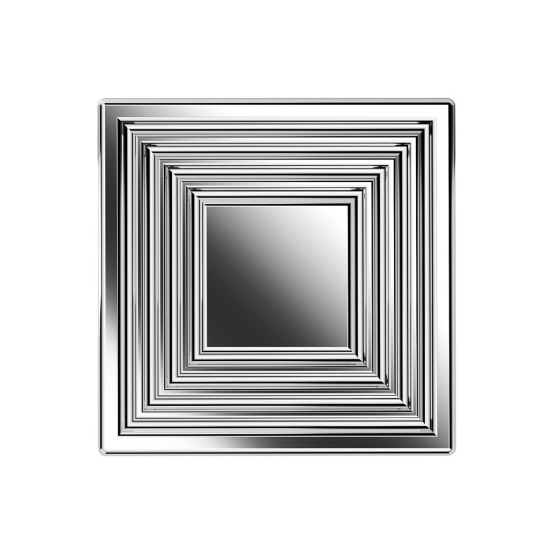 Poignée carrée, Chrome