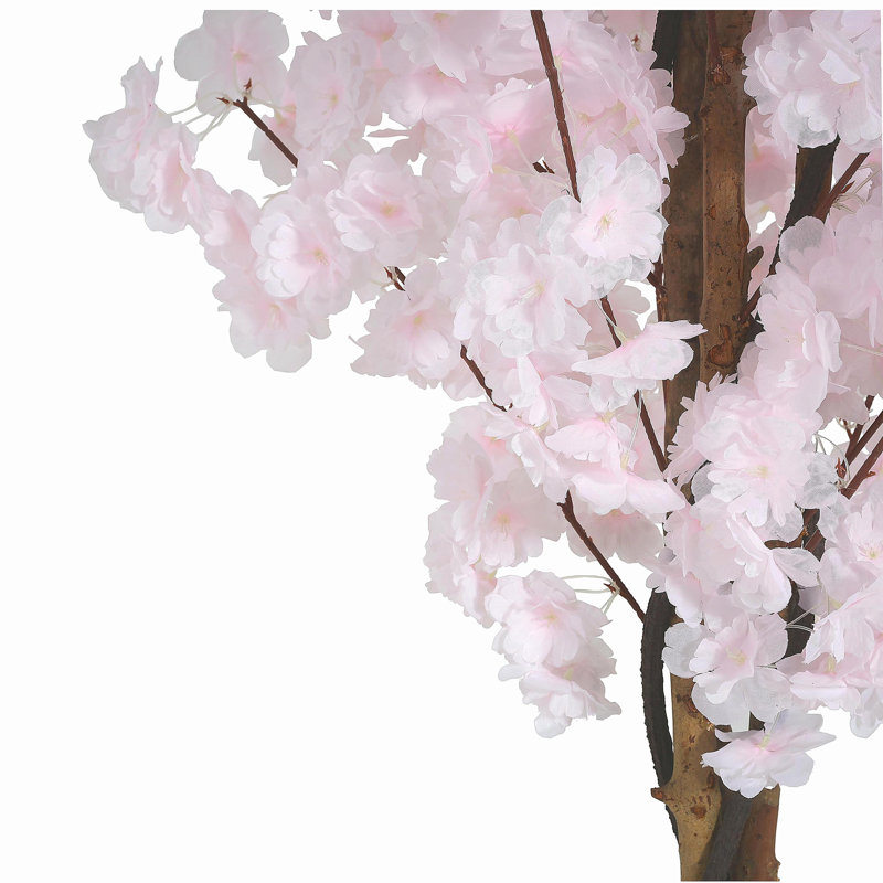43" Artificial Cherry Blossom Tree with Black Plastic Pot