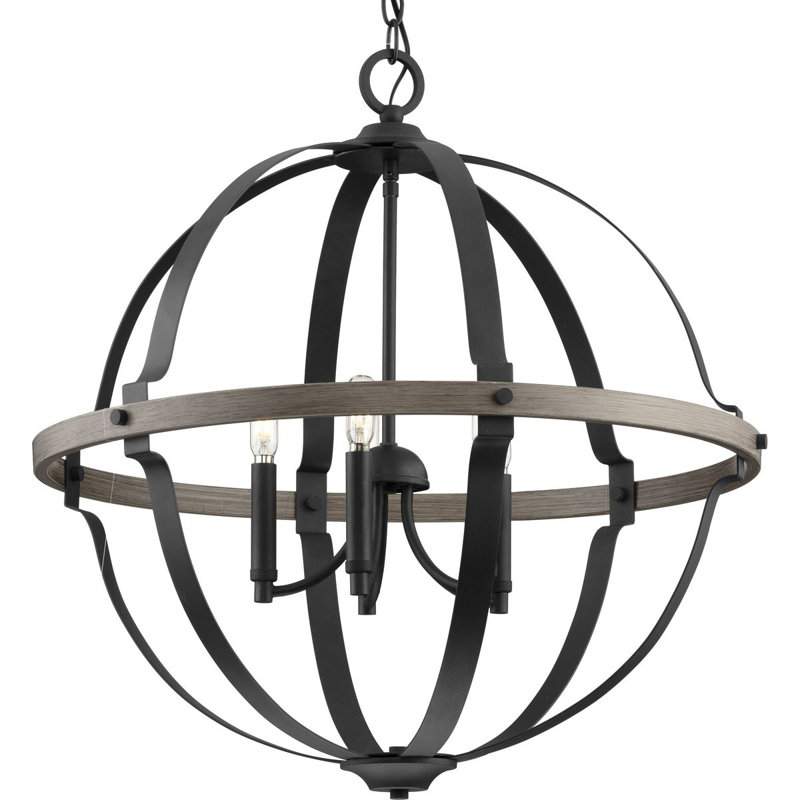Luminaire suspendu sphère 5 lumières