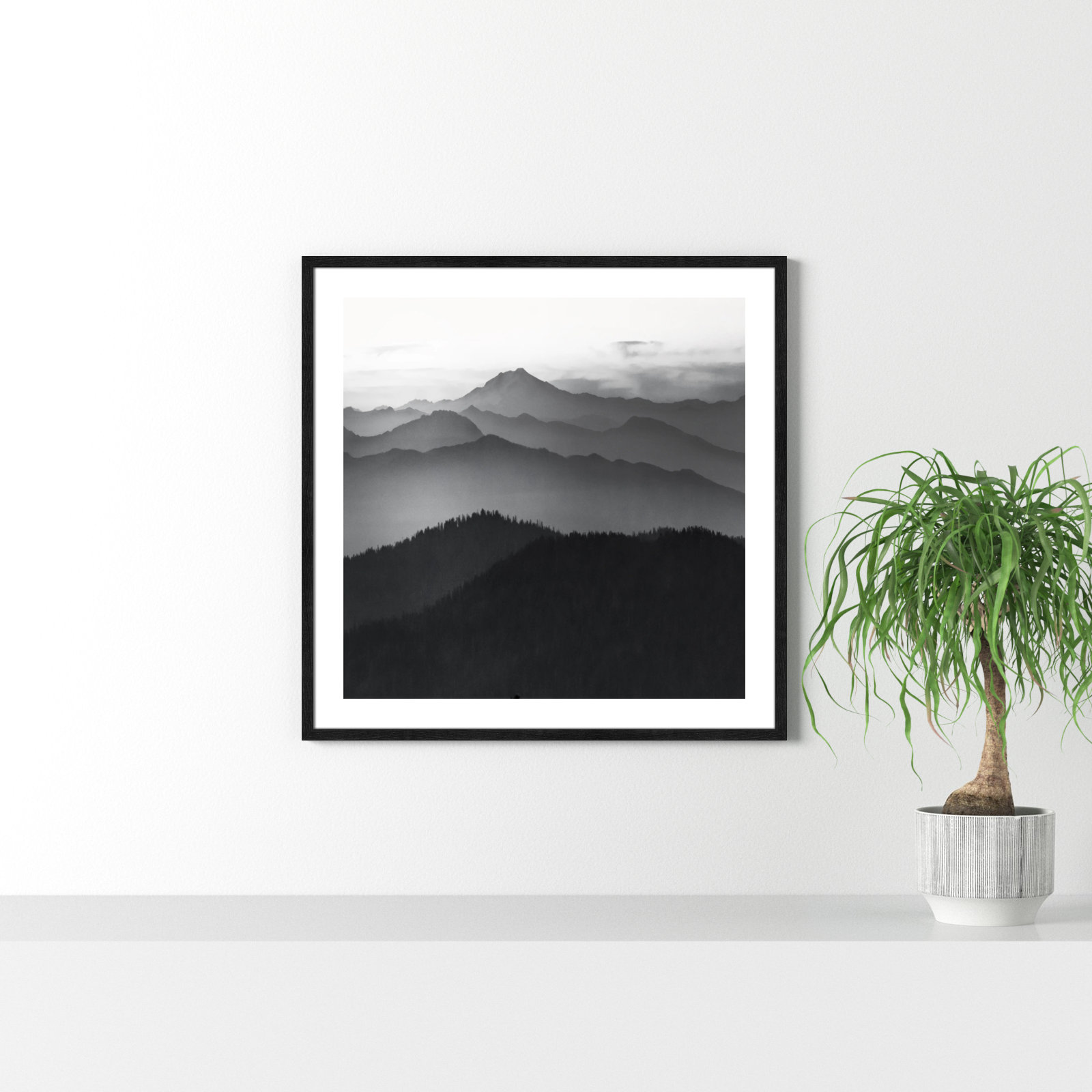 Cascades by Danita Delimont, 32" H x 32" W x 0.75" D, Black Framed