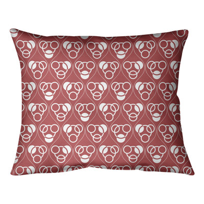 Classic Circles Waves Lumbar Pillow