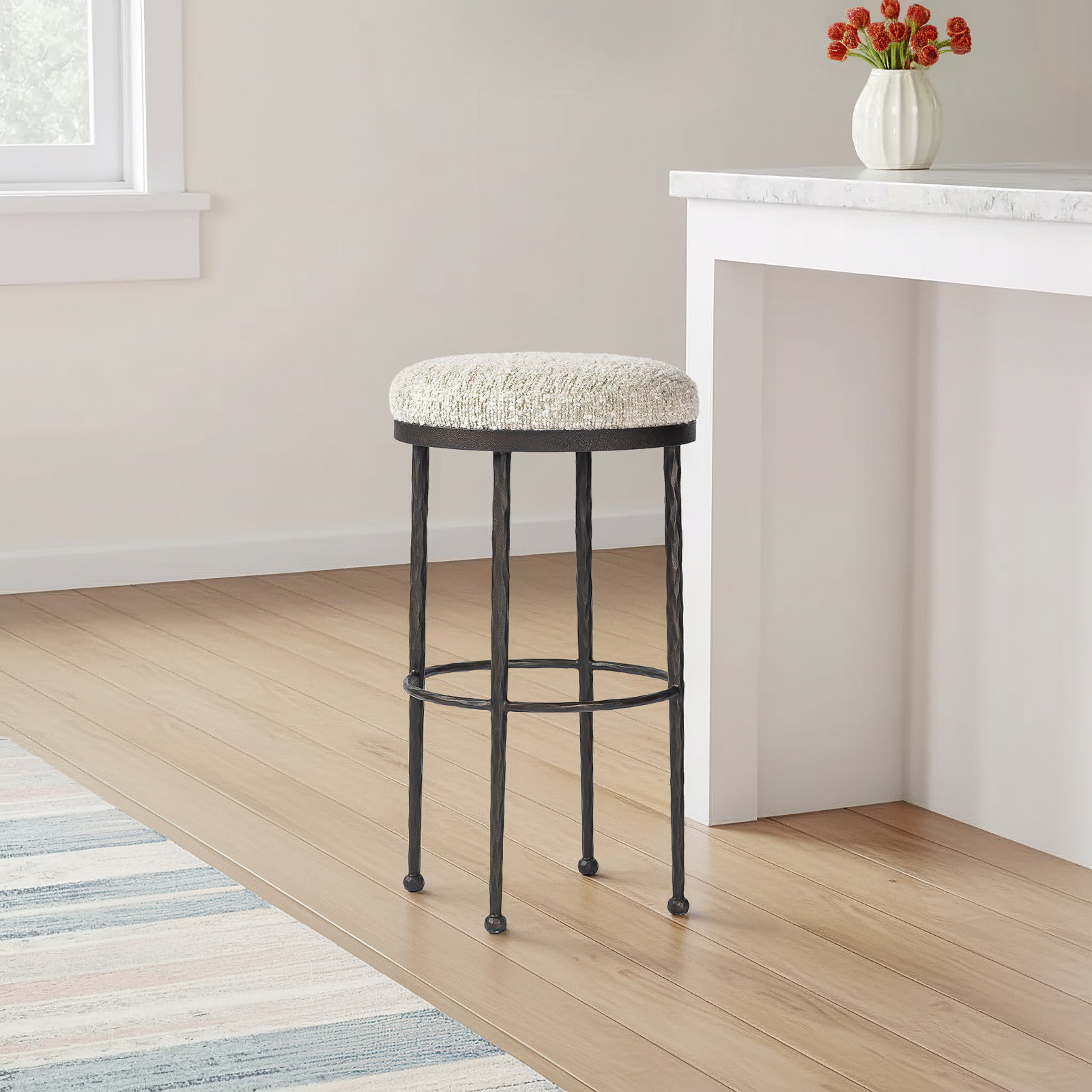 Eloise Stool-Ivan Stone, Bar Stool (31.25" Seat Height), Ivan Stone