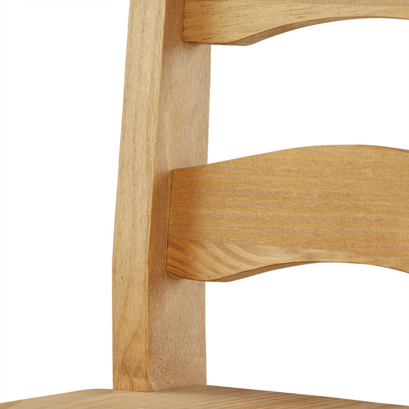 Abilio Solid Wood Counter Stool