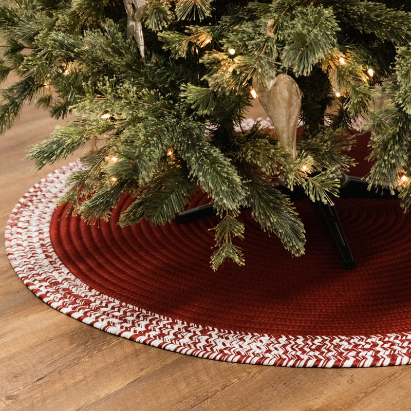 Tapis rond réversible de Noël Gruentker, Rond 2 pi 11 po