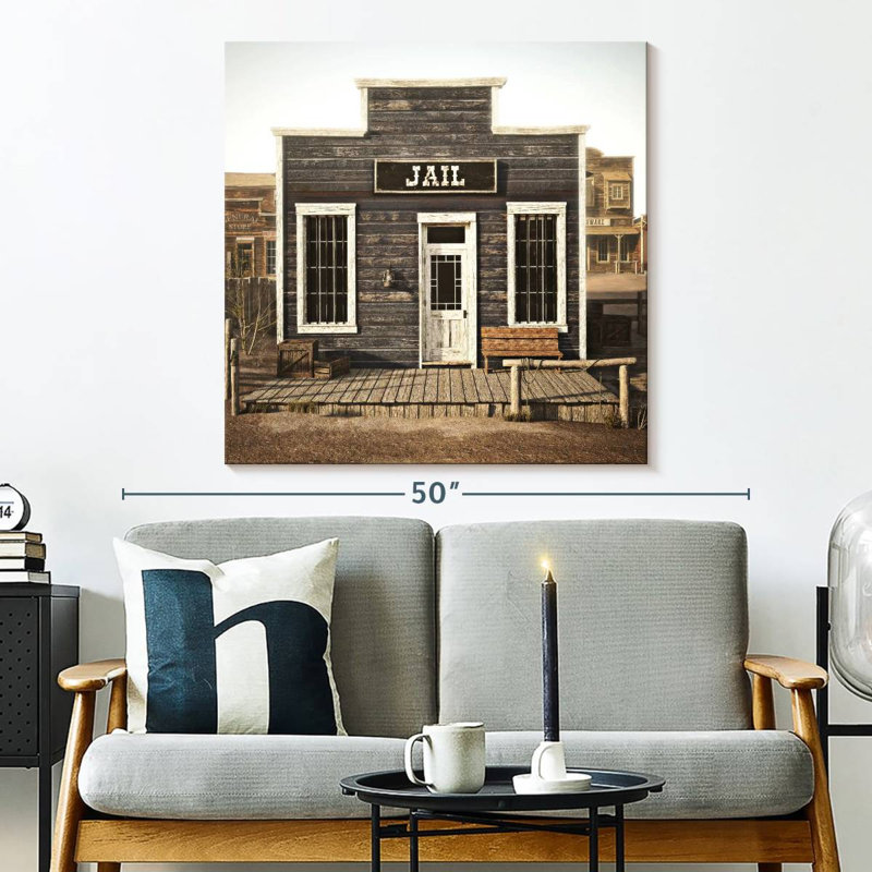 Lelar Western Jail, 33" H x 33" W
