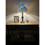 Lampe de table Tiffany de Bernois avec libellules en vitrail et ampoules DEL incluses H22 "W12"-2081617417