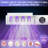Wall Mounted Toothbrush Holder, Electric Smart Toothbrush Holders With Cleaning & Drying, 4 Toothbrush Slots Cleaner Case With Dust Cover.(White)