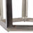Side Table with Glass Top and Metal Frame - Modern Accent for Living Room or Small Spaces - Narrow End Table for Home Decor-1712985090-1712985088