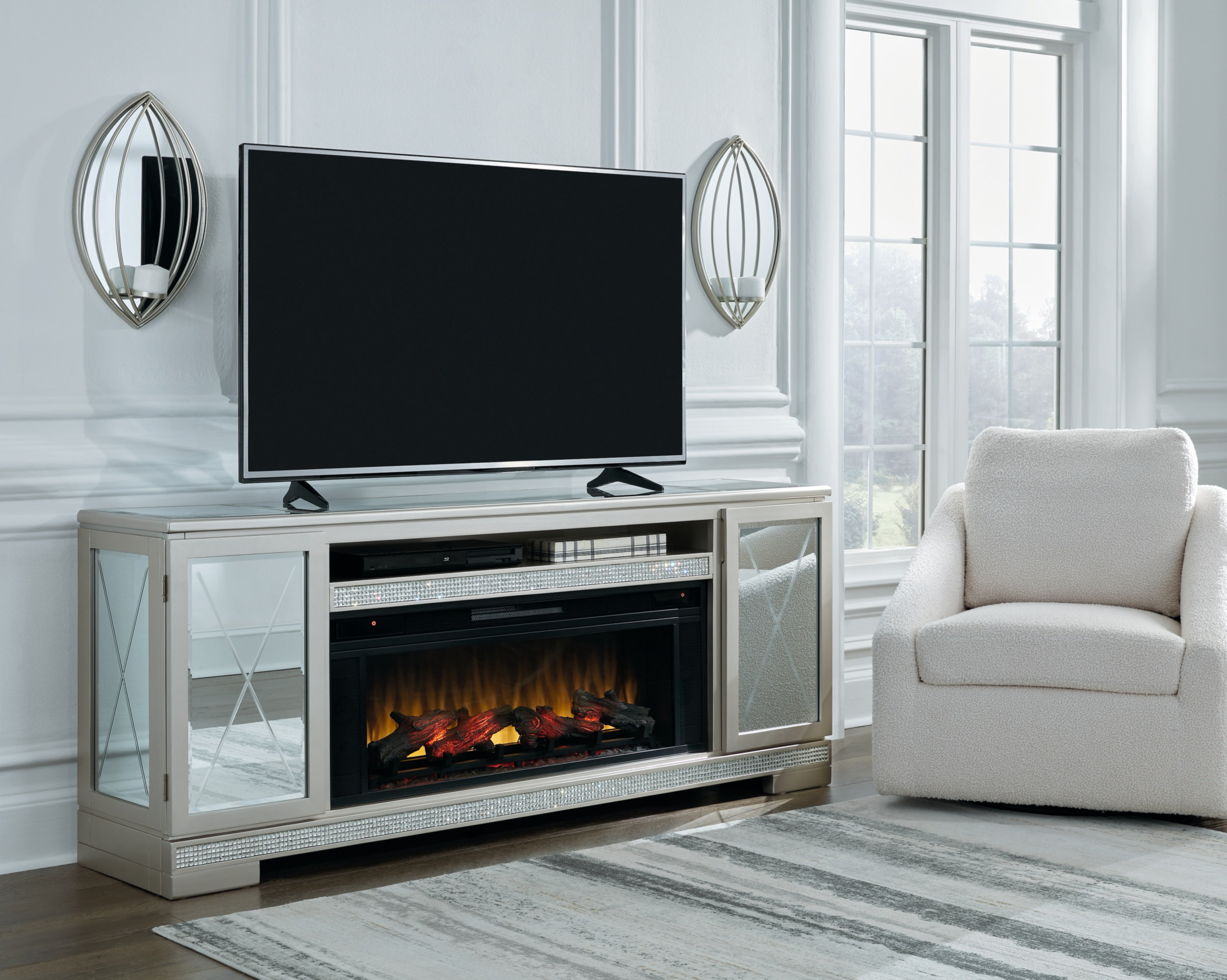 Signature Design by Ashley Flamory 72'' Media Console | Wayfair