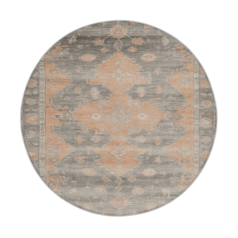 Overdyed Gray Indoor and Outdoor Area Rug, Rectangle 9' x 12'