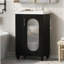 Meuble-lavabo de salle de bain avec lavabo, armoire de salle de bain avec tablette réglable-1908799992