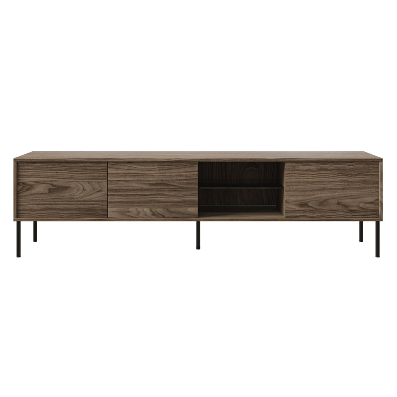 Unfinished TV Stand for TVs up to 75", Brown