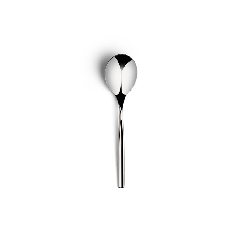 Cuillère à soupe en acier inoxydable Clista | Argent | 7,25 po | Ensemble de 12