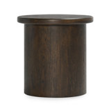 Runa 22" Wood End Table In Coffee Brown 
