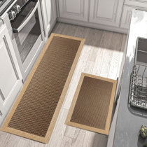 Gracie Oaks Makinzy Kitchen Rugs and Mats Non Skid Washable, Absorbent Rug  for Kitchen & Reviews