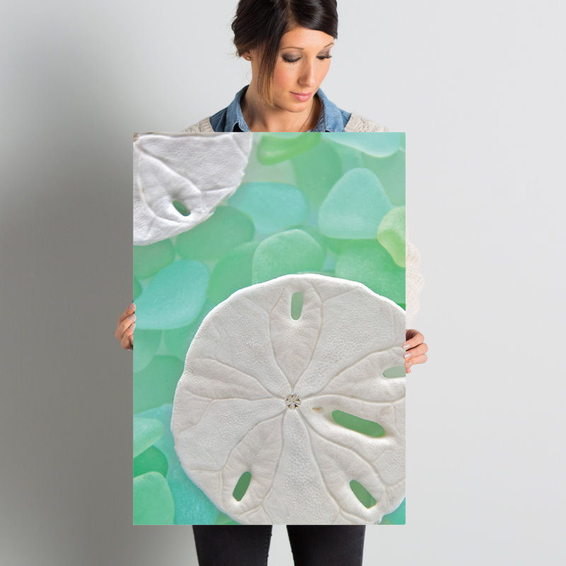 Verre de mer 5, reproduction de photo sur toile tendue, H 12 po x l 8 po x P 0,75 po, Toile tendue, Pas de tapis