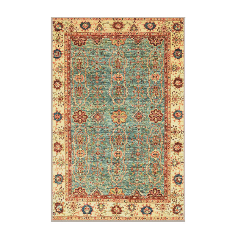 Tapis abstrait moderne 3194, Rectangle de 5 pi x 8 pi