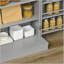 Garde-manger autoportant de 41 po - portes doubles, étagères totales à 17 niveaux (12 portes + 5 intérieures) et tablettes réglables-396611370