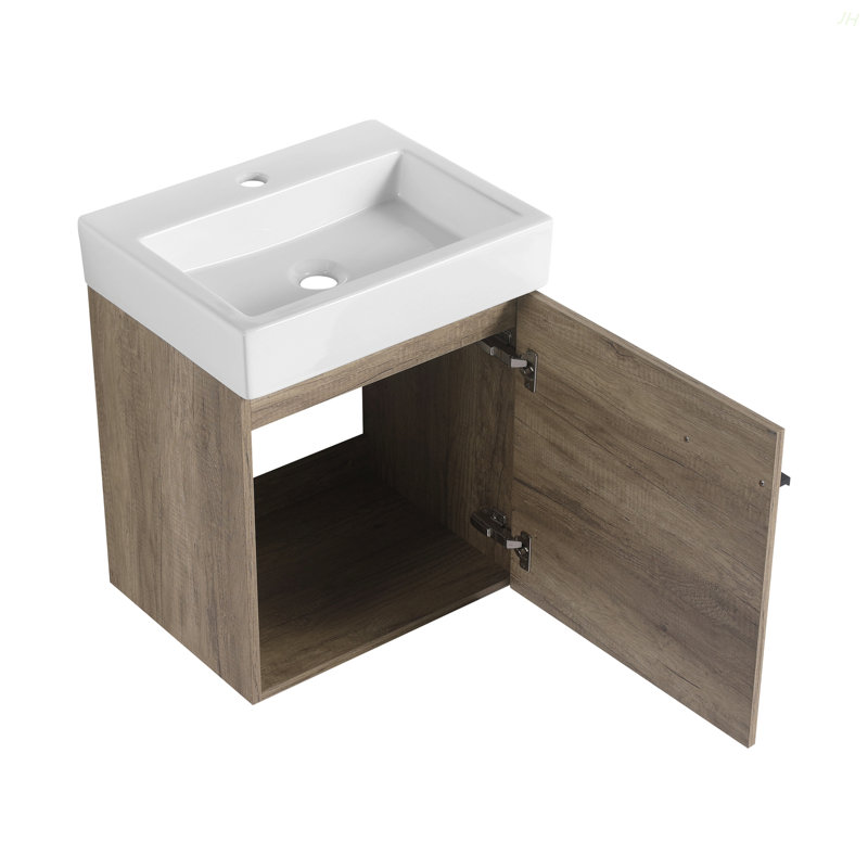 Meuble-lavabo 18 po avec comptoir, petit meuble-lavabo et lavabo