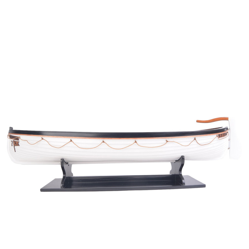 Bateau décoratif 6 "brun et blanc RMS Titanic