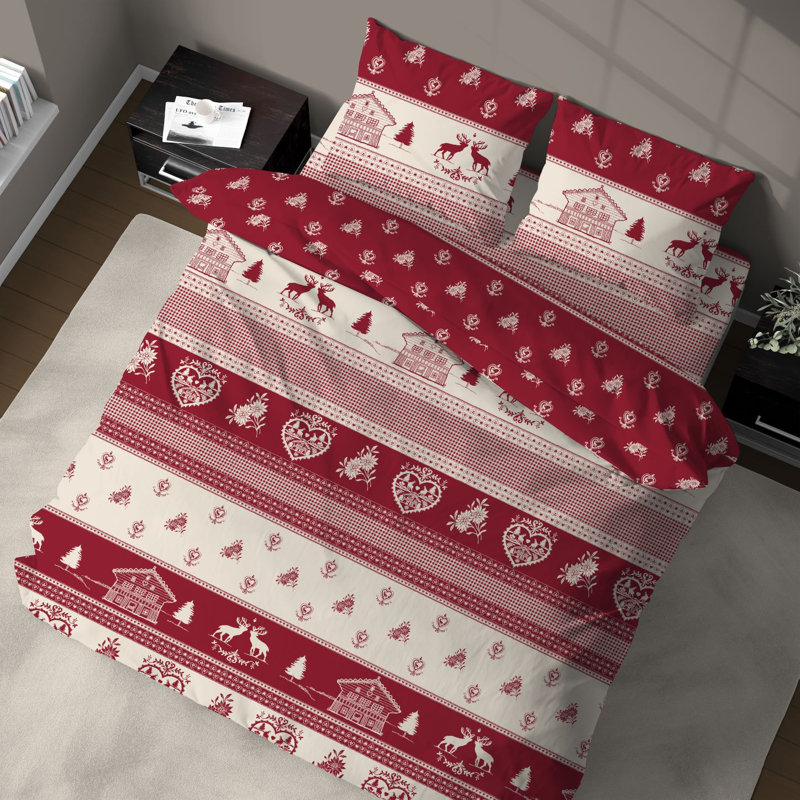 Tirolo Denita Duvet Cover Set, Single - 1 Pillowcase (80 x 80 cm)