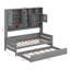 Lit plateforme avec lit gigogne simple, armoire et tablette tout-en-un-107330296-107330297